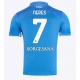 SSC Napoli David Neres #7 Replike Domaci Dres 2024-25 Kratak Rukav